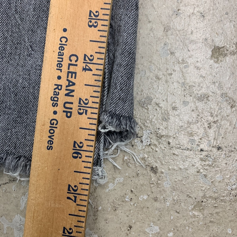 Dear John Jeans Women 30 Gray Pants Jodi  Hi Rise Crop Straight Denim Fits 30x26 - Picture 7 of 13